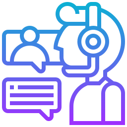 Ícone de suporte ao cliente